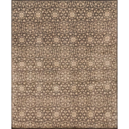 Loloi 7 Ft. 9 In. X 9 Ft. 9 In. Transitional Essex Collection Hand Knotted Wool Rug - Elmwood ESSXEQ-04ELMW7999